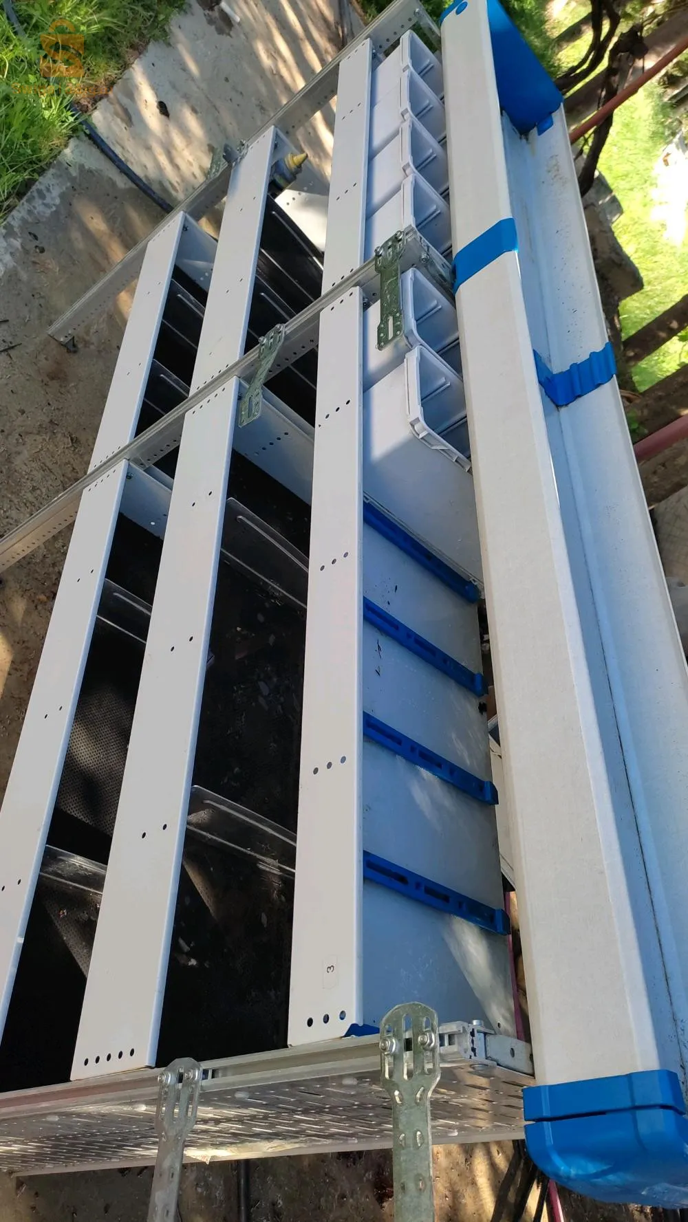 Étagère de rangement utilitaire en aluminium