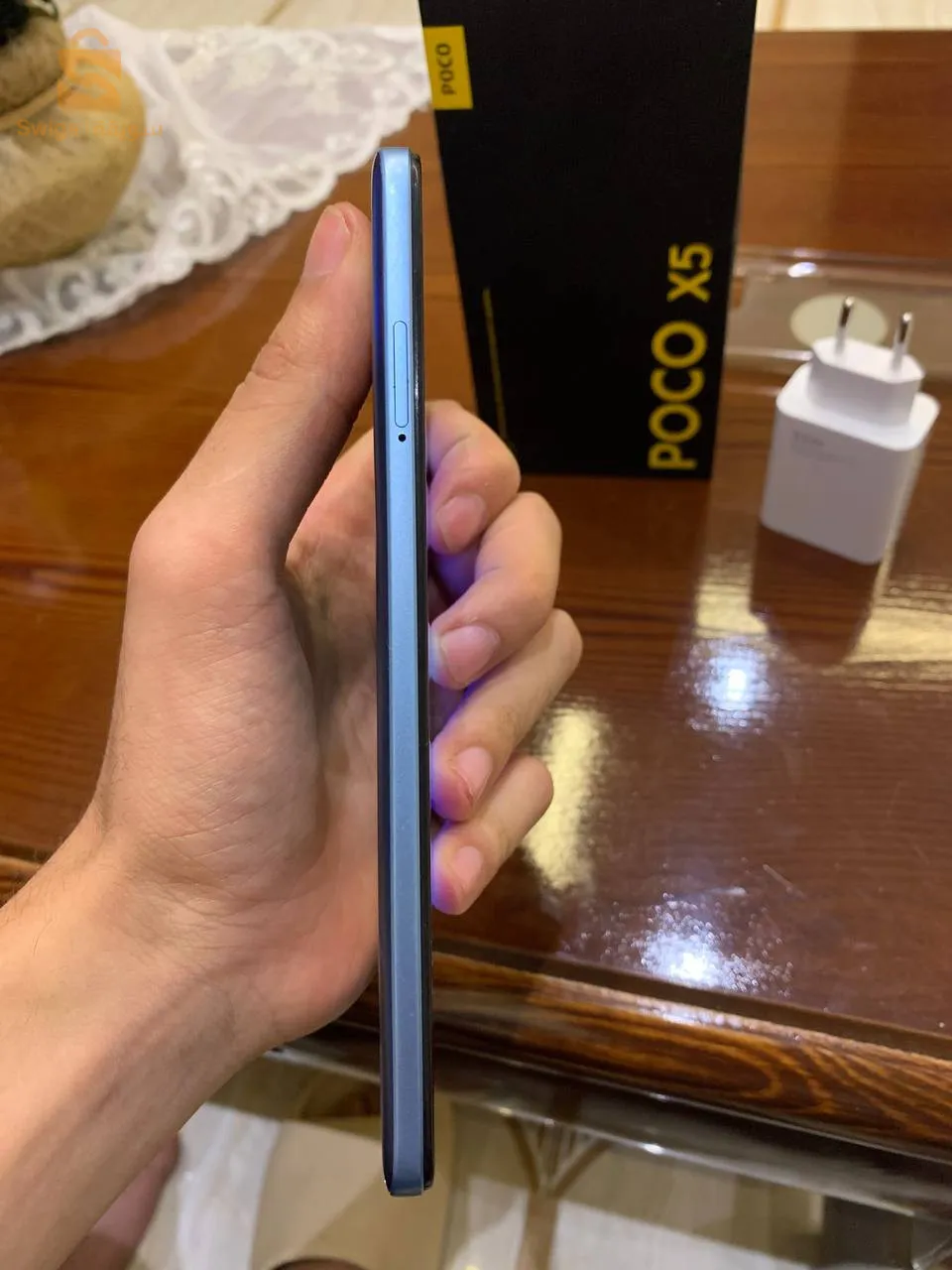 poco x5 6g/128 avec boit et chargeur