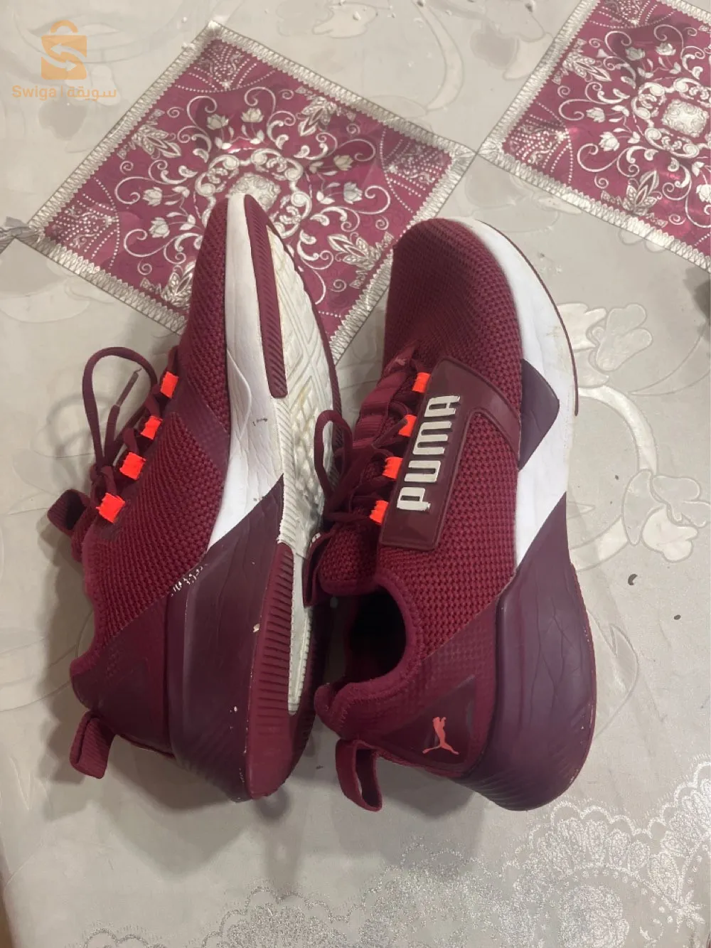 basket puma rouge