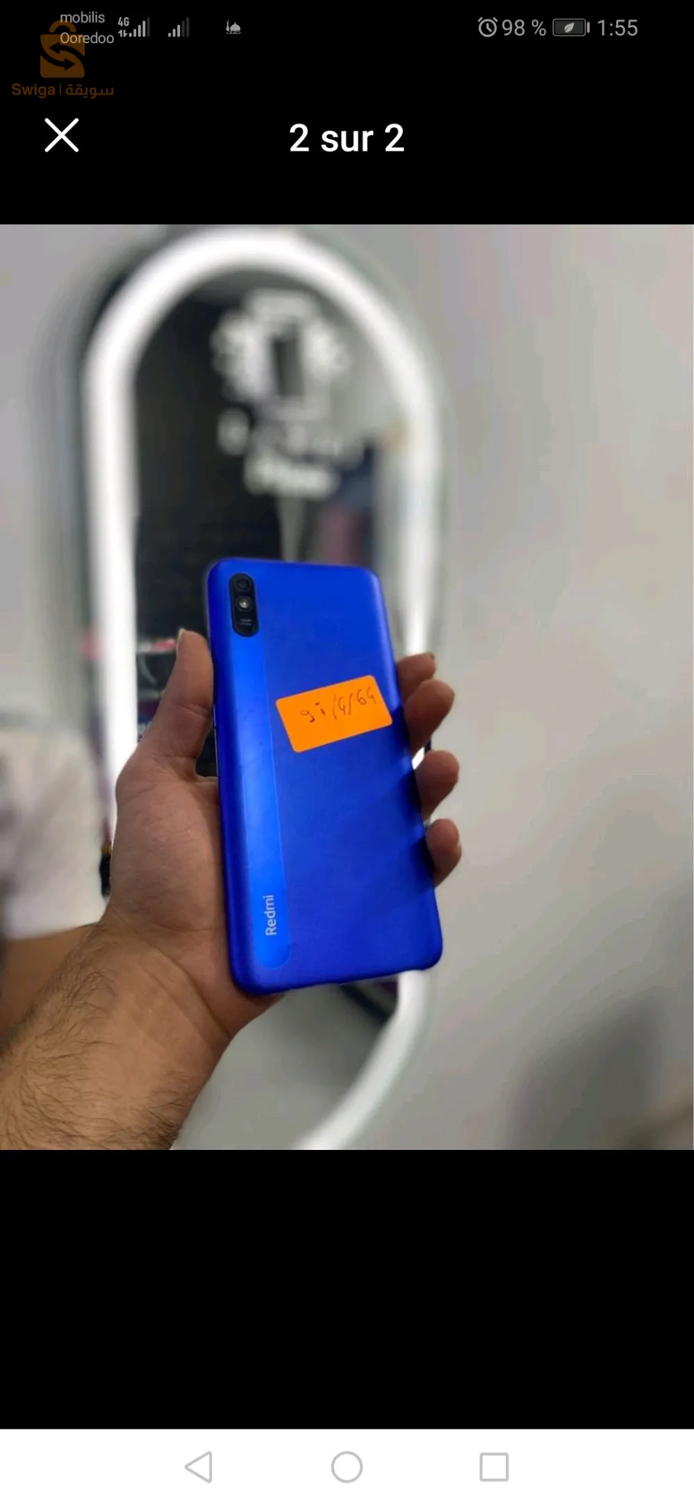 Redmi 9i bon état fih karo mkasr chwya