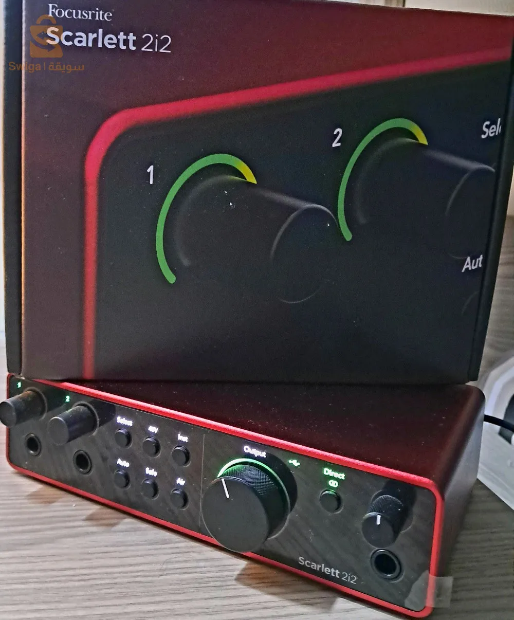carte son focusrite Scarlett 2i2 4 ème génération