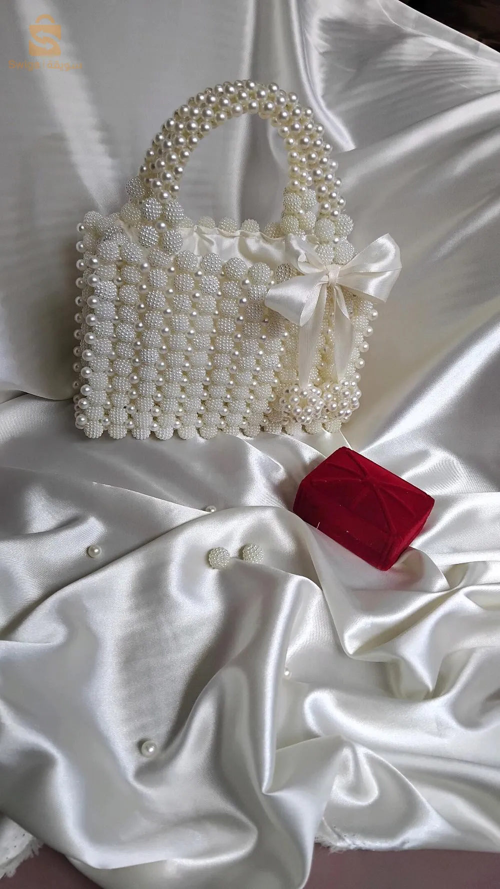 حقيبة خرز صنع