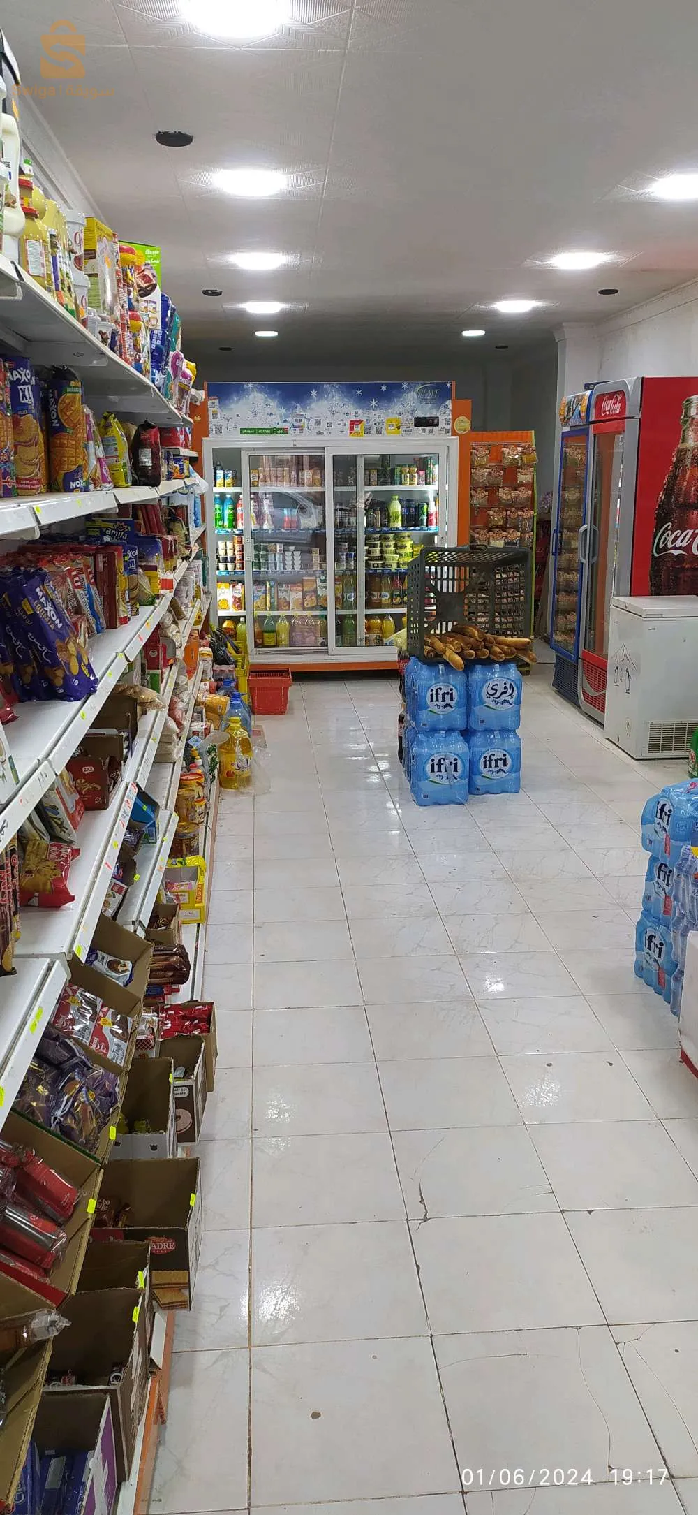 كراء محل تجاري في بني مراد البليدة 80م