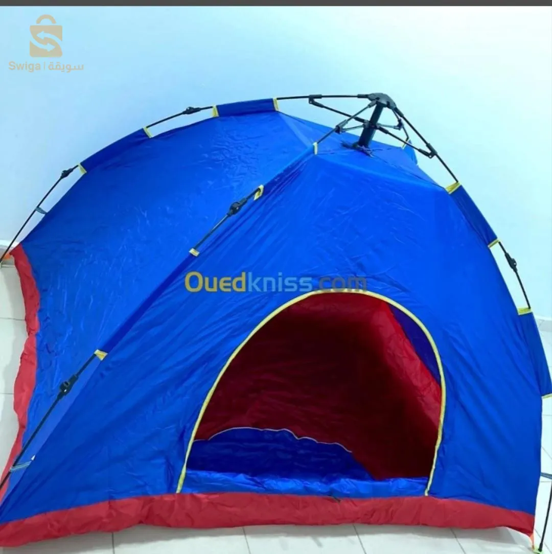 Tente camping automatique 6 places