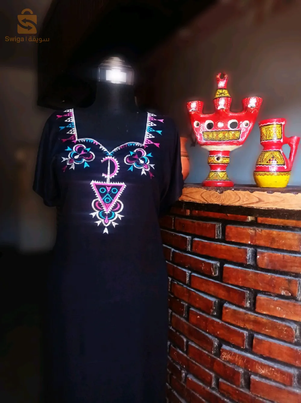 robe style kabyle broderie de maison