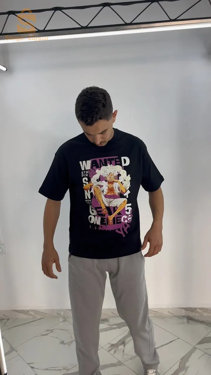 t_shirt design one piece .atack on titan