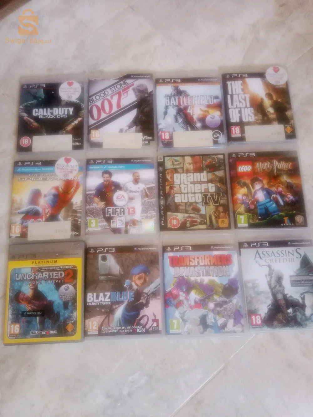 بيع العاب بلاي ستيشن PS3 اوريجينال