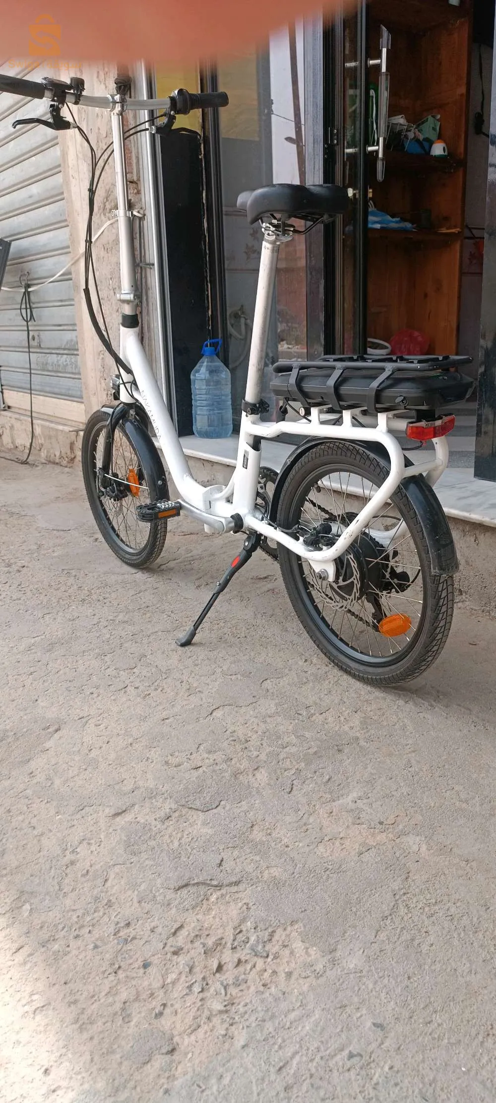Vélo électrique pliant Nakamura E- FLEX 2.0 blanc avec chargeur original état 10/10