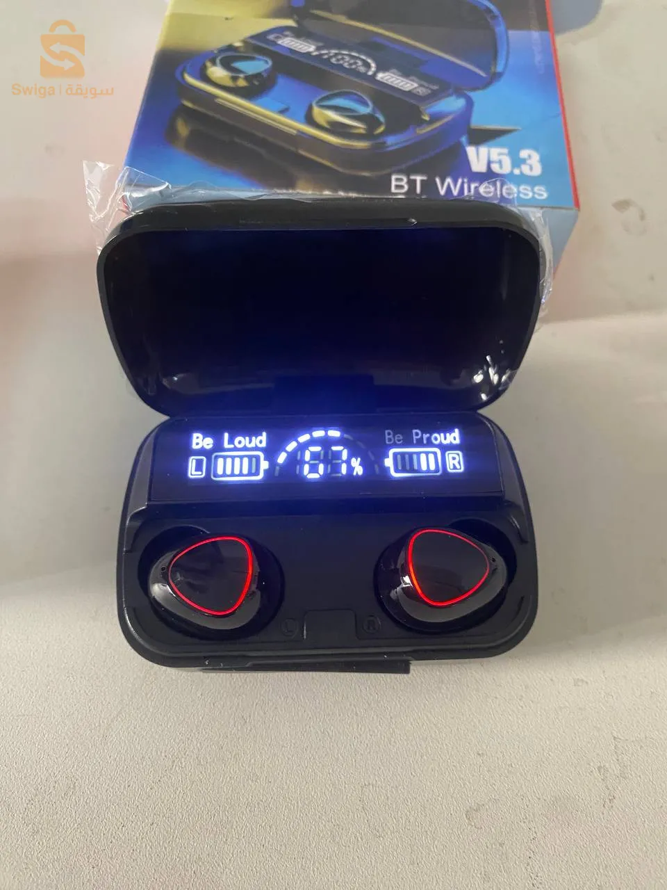 écouteurs sans fil m10 avec Powerpank