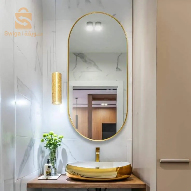 مرايا عصرية جودة الاستيراد متوفر بكافة الالوان و الاحجام 🖤👑