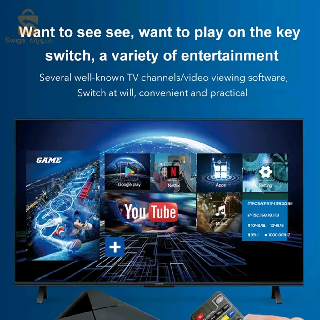 M8 Mini Portable Game Box 4K Android TV BOX Video Gaming Console 10000 Games 64GB