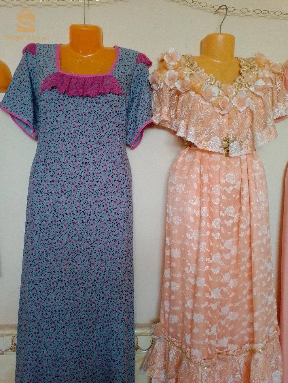 ملابس وفساتين نسائية انيقة ومريحة للمنزل والمناسبات