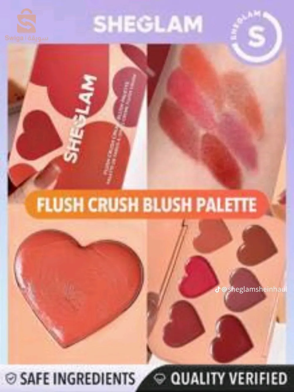 3 model de blusher disponible de sheglam mrhba bikom