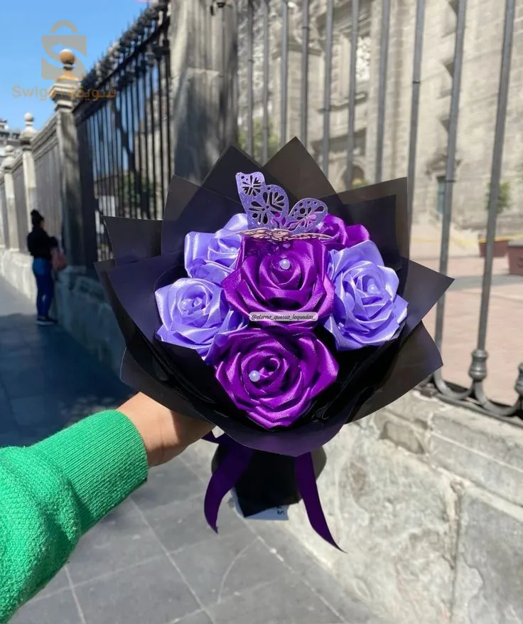 باقة ورد 🧸🦋