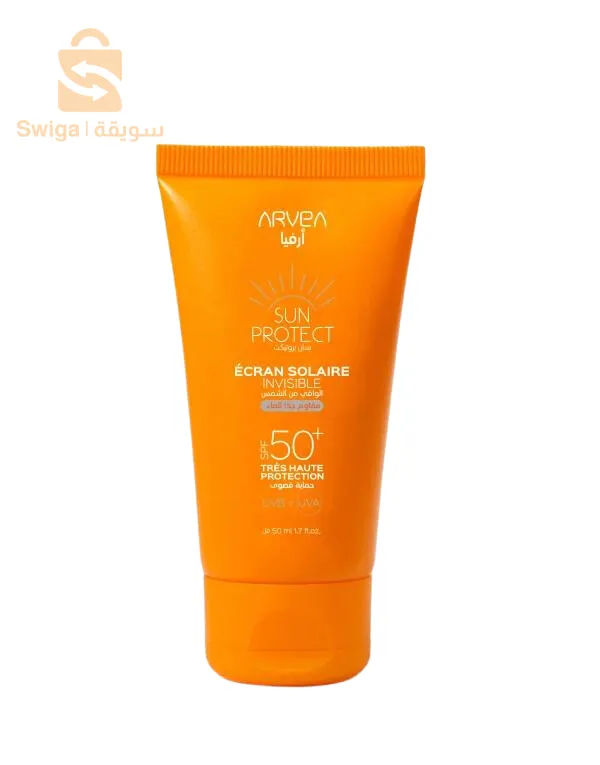 واقي الشمس طبيعي غير مرئي