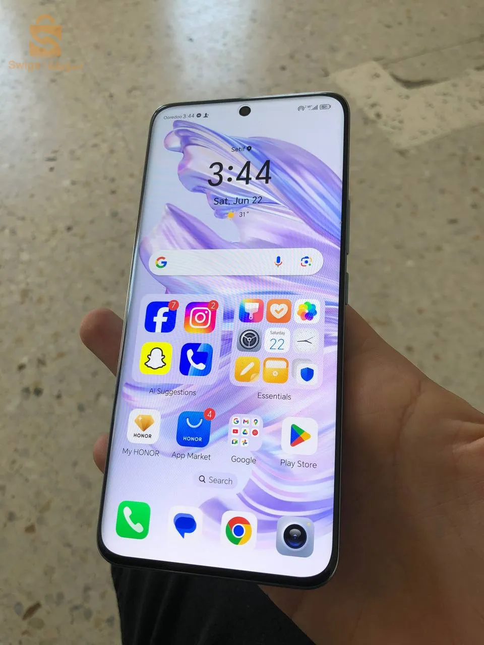 honor 90 5G 12 I 256 ndhif cha3ra