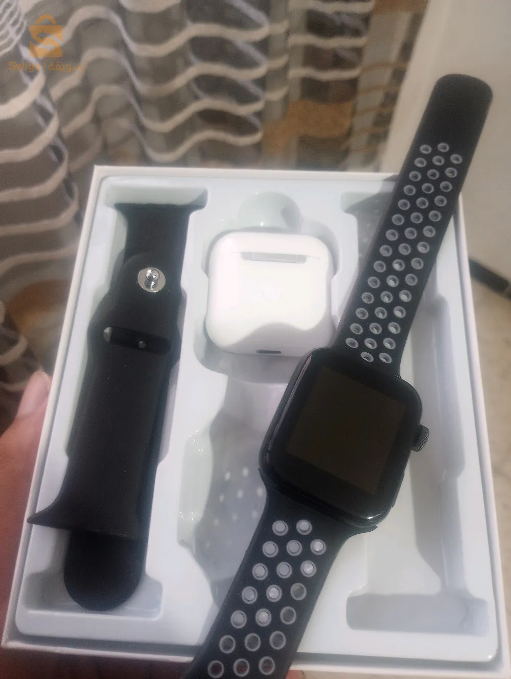 ساعة+كيتمان بلوتوث ✅