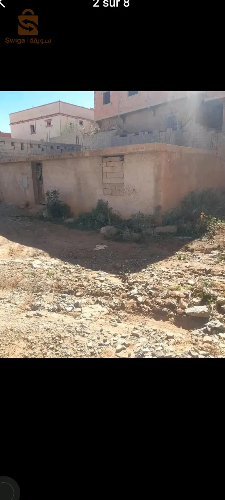 كاب وقطعة ارض للبيع فيها 12/18 عقد ملكي