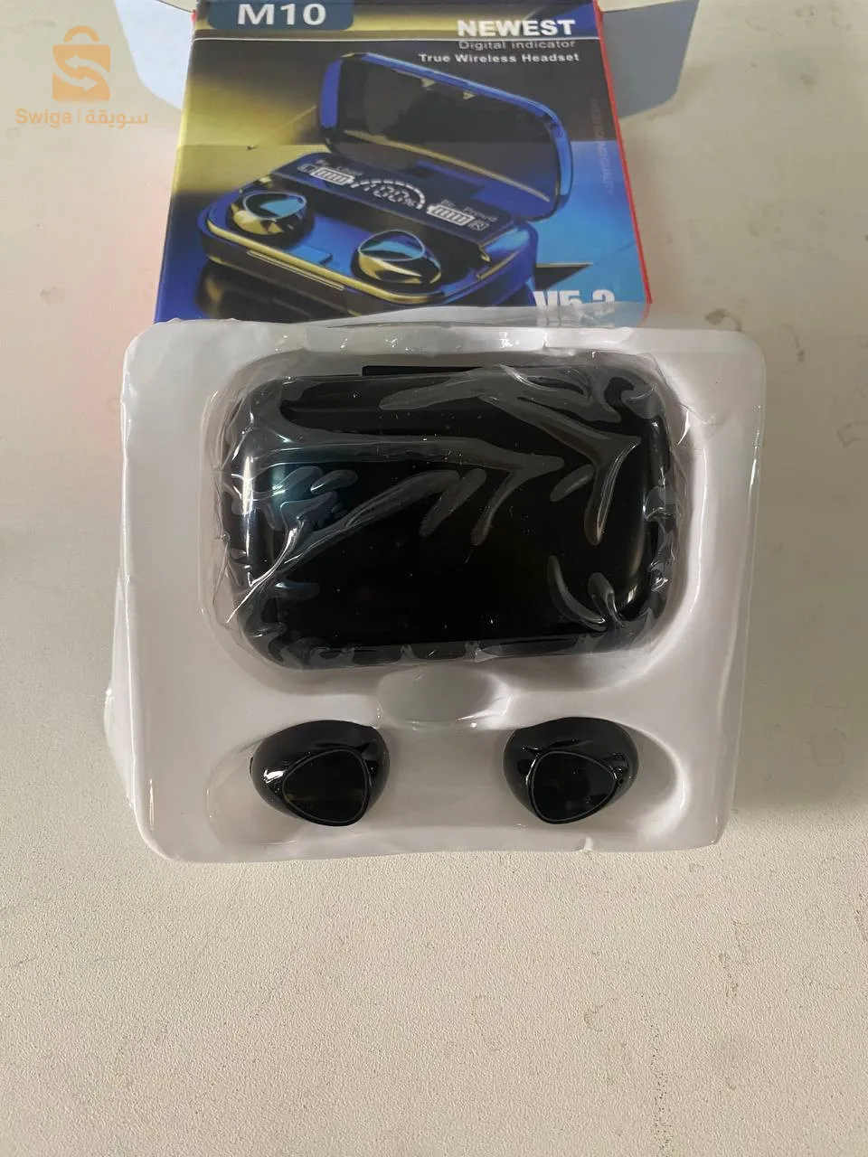 écouteurs sans fil m10 avec Powerpank