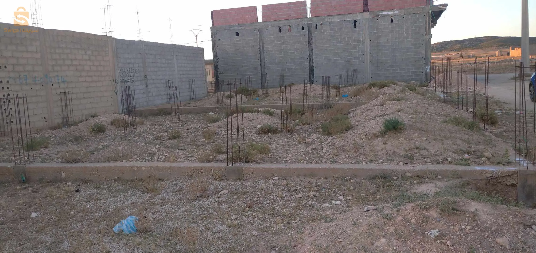 قطعة أرض بلدية بئر مقدم ....اولاد حامد