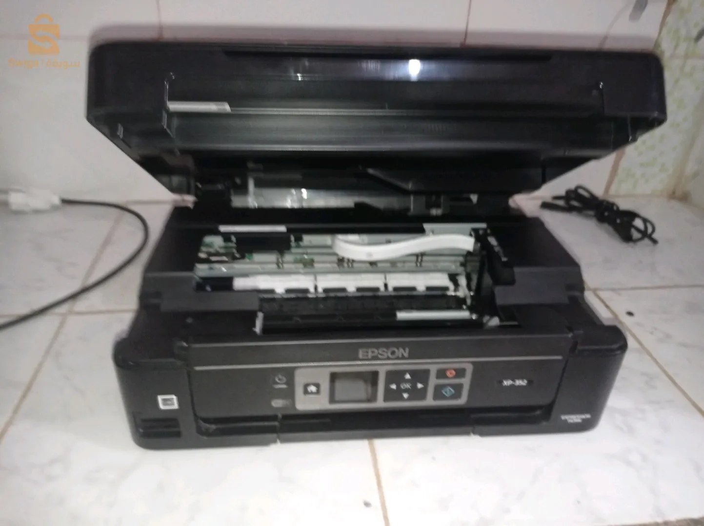 imprimante photocopieuse scanner marque epson avec cartouches rechargeables et les recharges d'encre encre