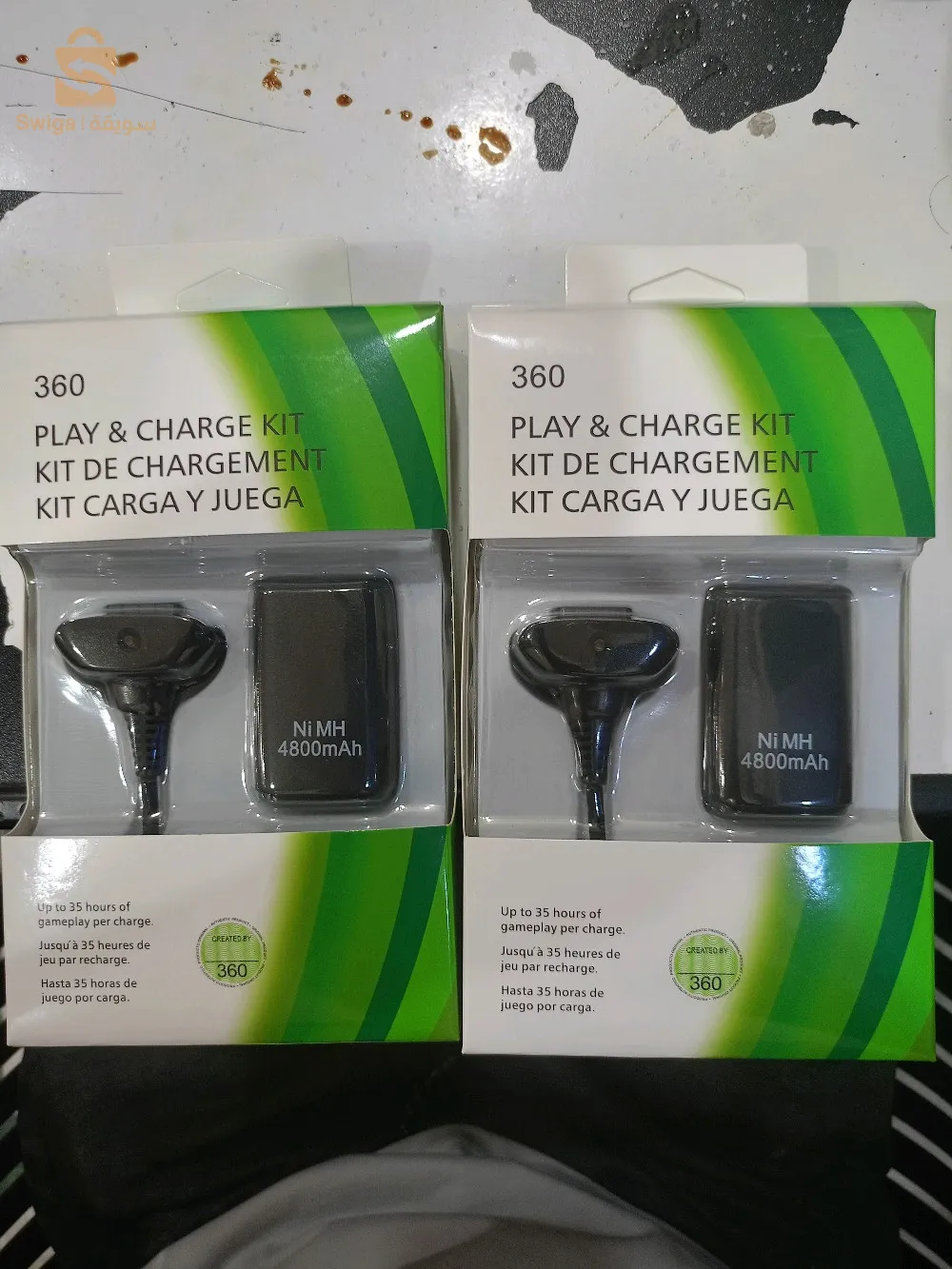 batterie manette Xbox 360 4800 mah