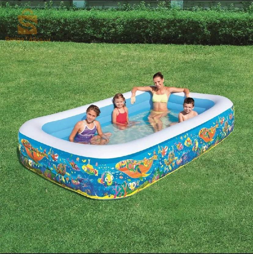 Piscine Rectangulaire Multi-couleur Familiale 305x183x56cm Bestway#54121