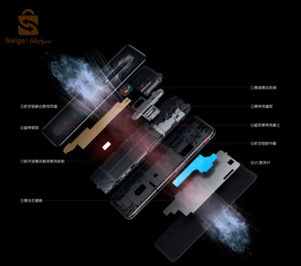 وحش الالعاب هاتف راد ماجيك 7 (12/128) ببجي 90 فريم شاشة 165hzsnap dragon 8 G1 🐉🐉