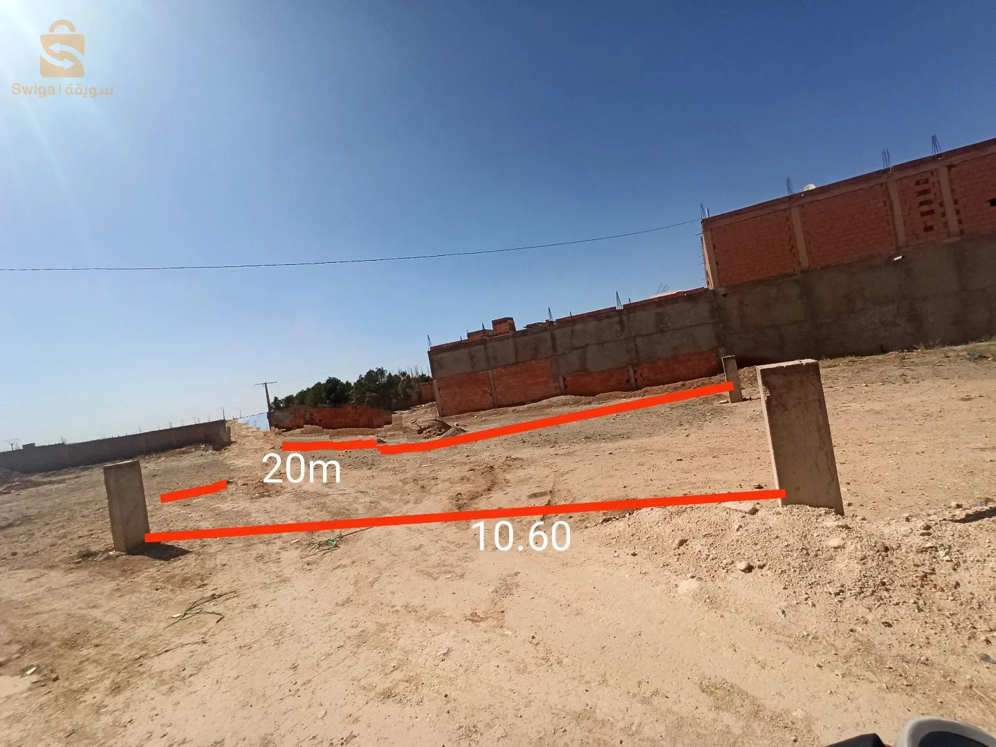 حي برورقبة بالقرب من المحطة البرية (الجلفة فيل)