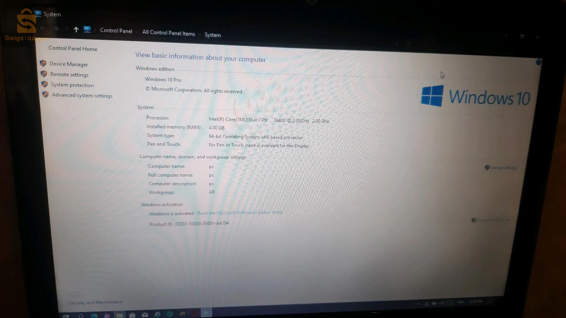 pc portable pacardbell