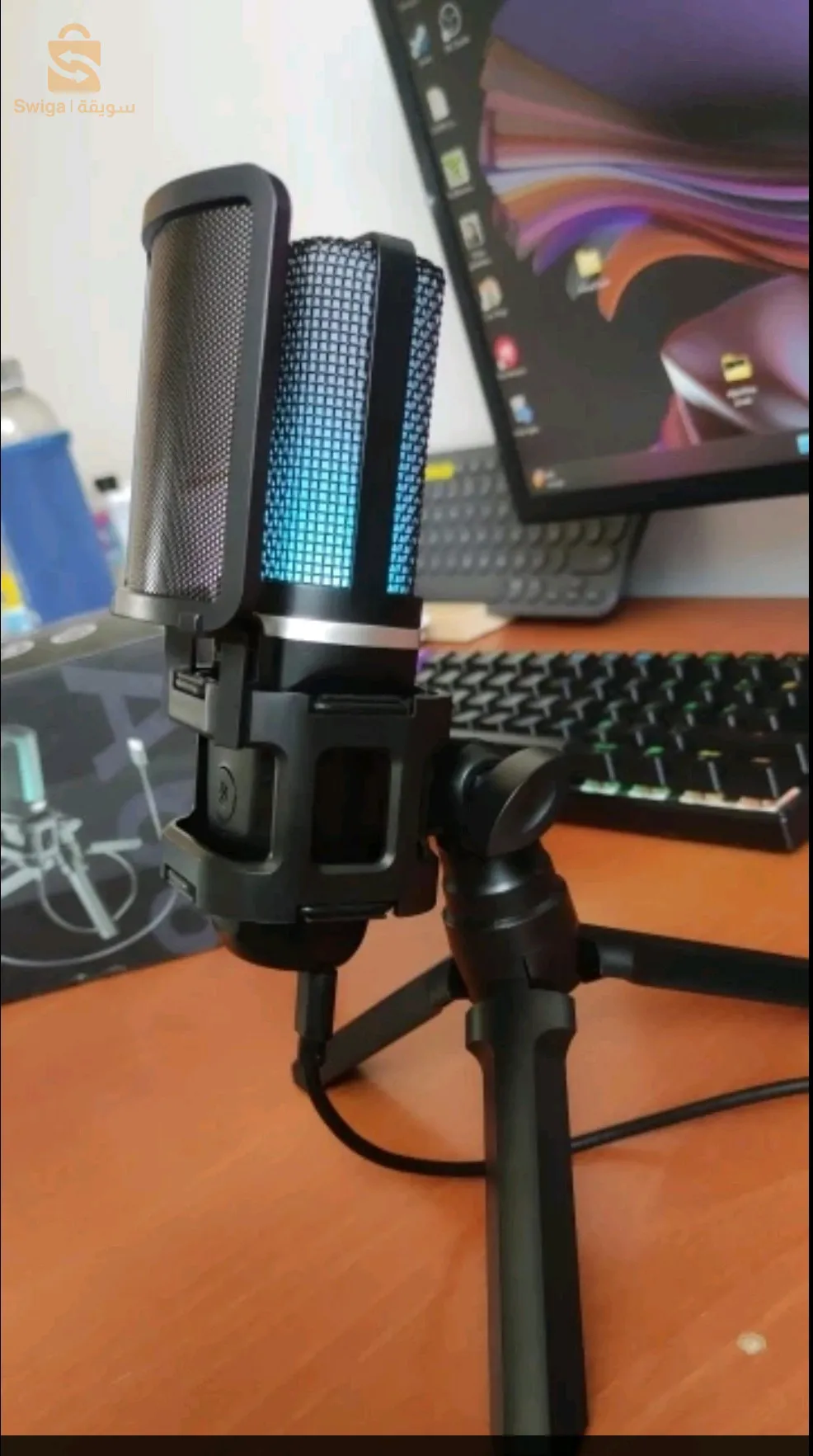 zealsound microphone rgb professional