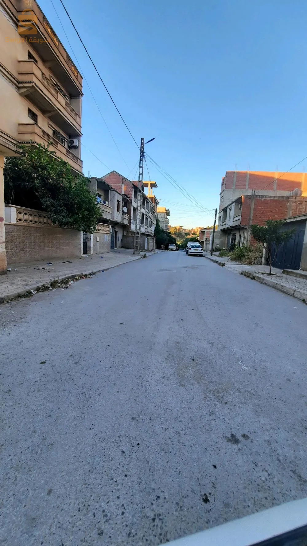 قطعة أرض( لوتيسمو)  مع دفتر عقاري بواجهتين ديديش مراد قسنطية 0560038286