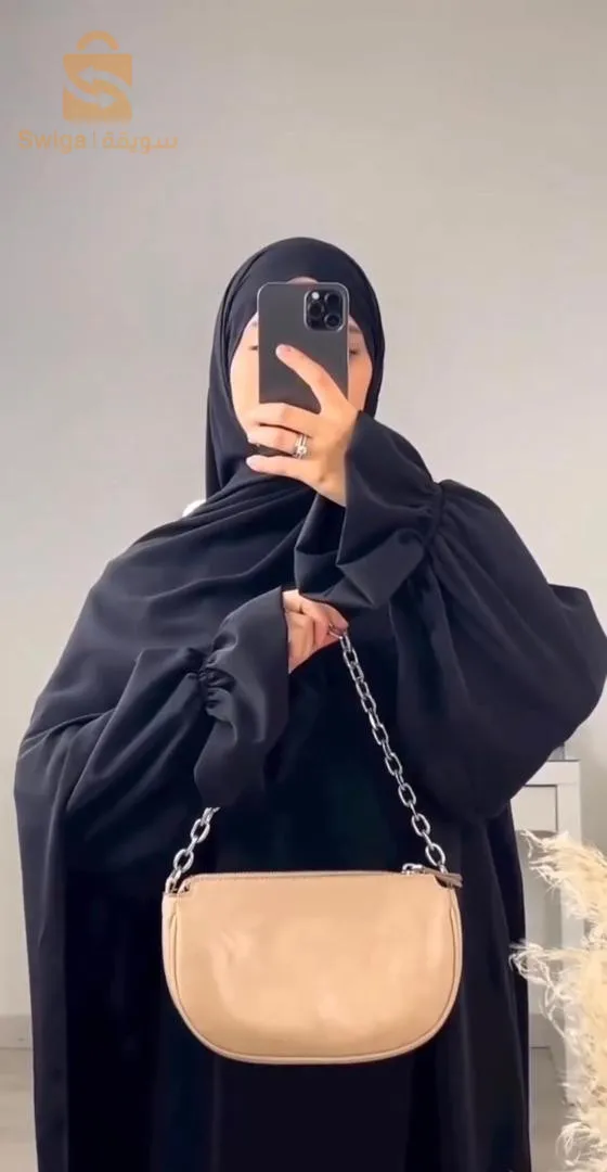 حجاب بتفاصيل ونوعية قماش رائعة
