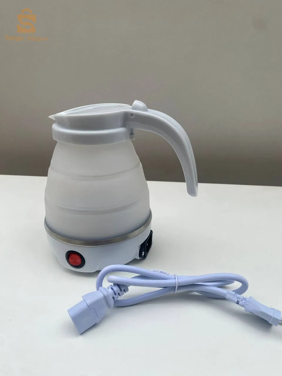 غلاية كهربائية للسفر قابلة للطي والمحمولة والقابلة للطي - 600 مل$👍