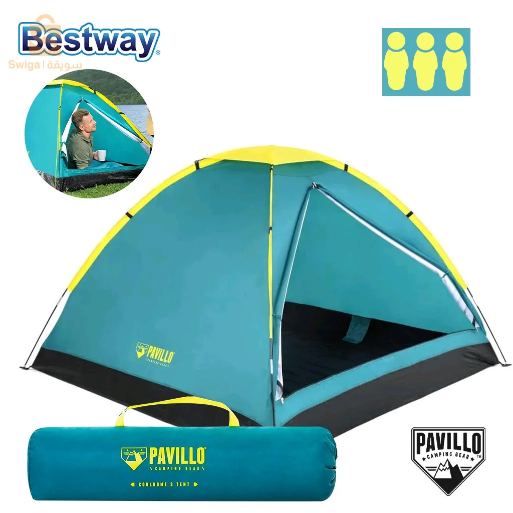 Tente De Randonnée 3 Personnes Bestway 68085