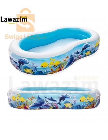 Piscine Océan Gonflable 262 x 157 x 46 cm Bestway #54118