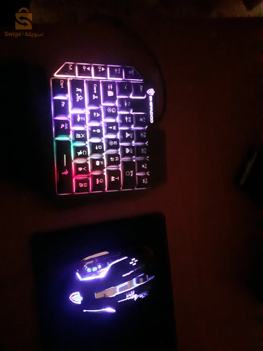 clavier souris de telfohn pupg free fire ....avec tapis soiris gratuite