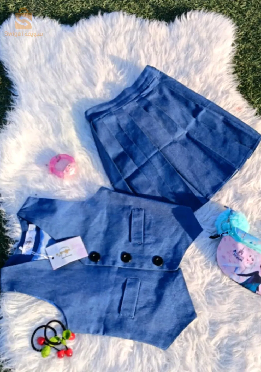 اونسومبل بنات من 6 سنوات الى 12 سنة متوفر 3 الوان اسود/وردي/دجين