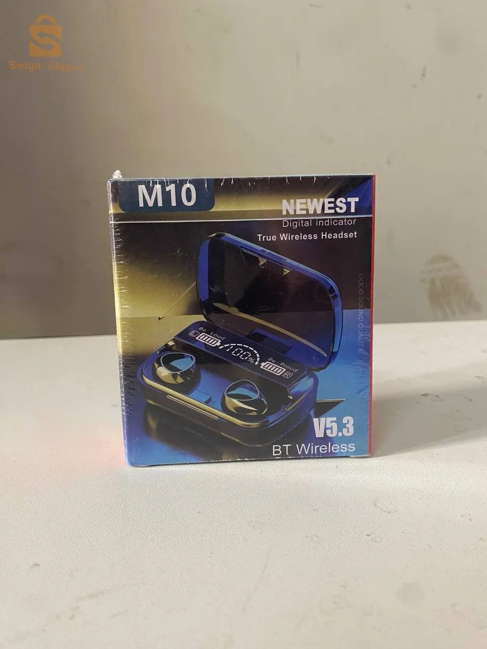 écouteurs sans fil m10 avec Powerpank