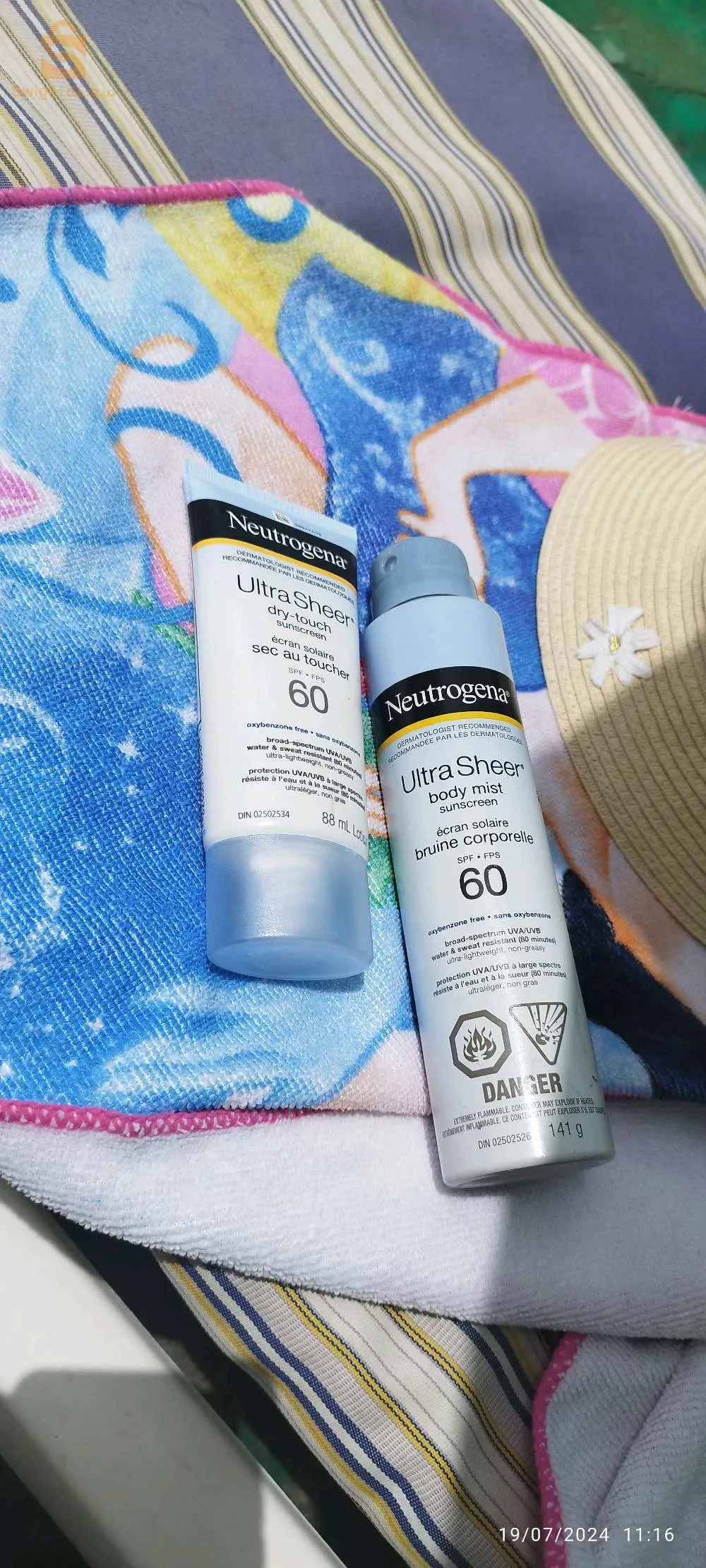 écran total et écran solaire neutrogena original ✅🇨🇦
