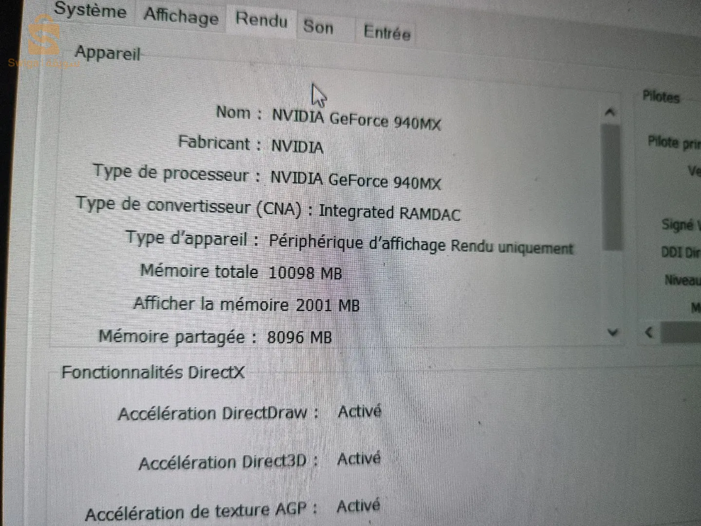 لابتوب lenovo yoga 
Double carte graphique intel, nvidea 
16gb ram
255 ssd 
Ecran tactile 
2h + batterie 
I5 7em gen