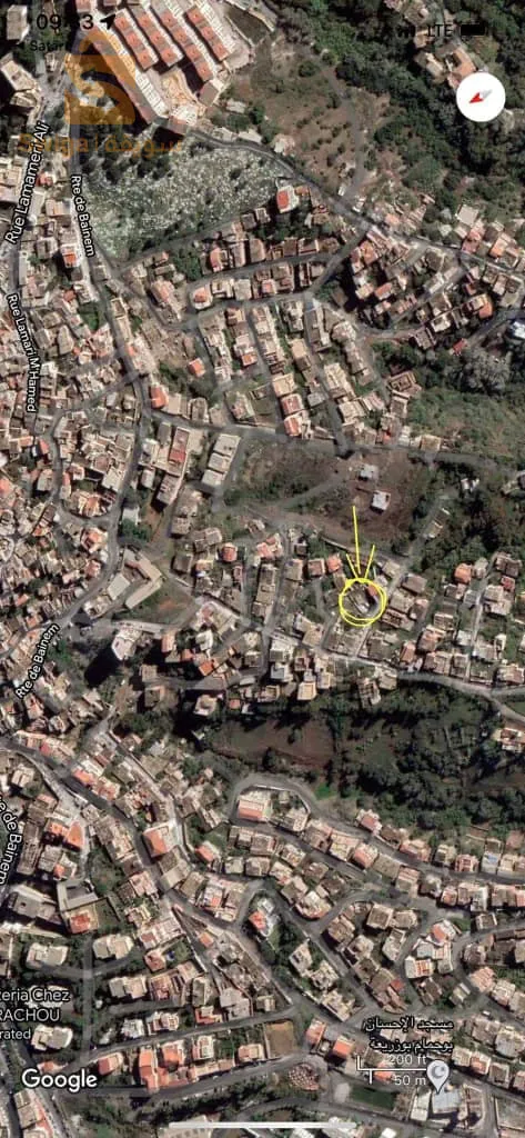 vente terrain bouzareah