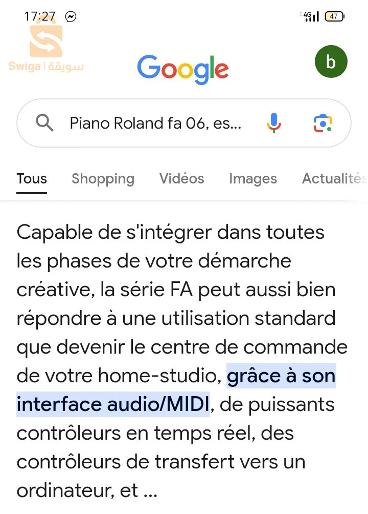 piano 🎹 pour studio 🎙️ Roland