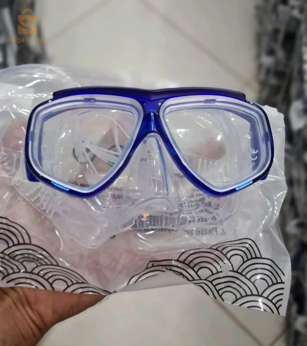 Masque de natation Clear Bleu$🤍🤍