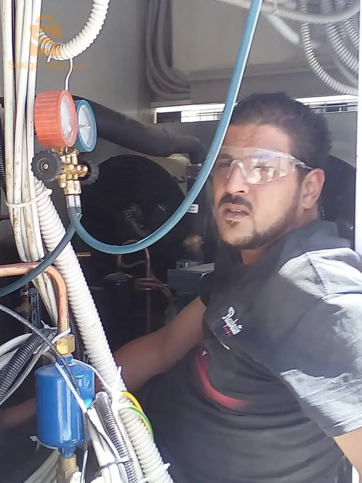 ألاسكا لخدمات التبريد وتكييف مركزي والتدفئة المركزية +صيانة جميع الأجهزة الكهرومنزلية و ترصيص الصحي و كهرباء المعمارية