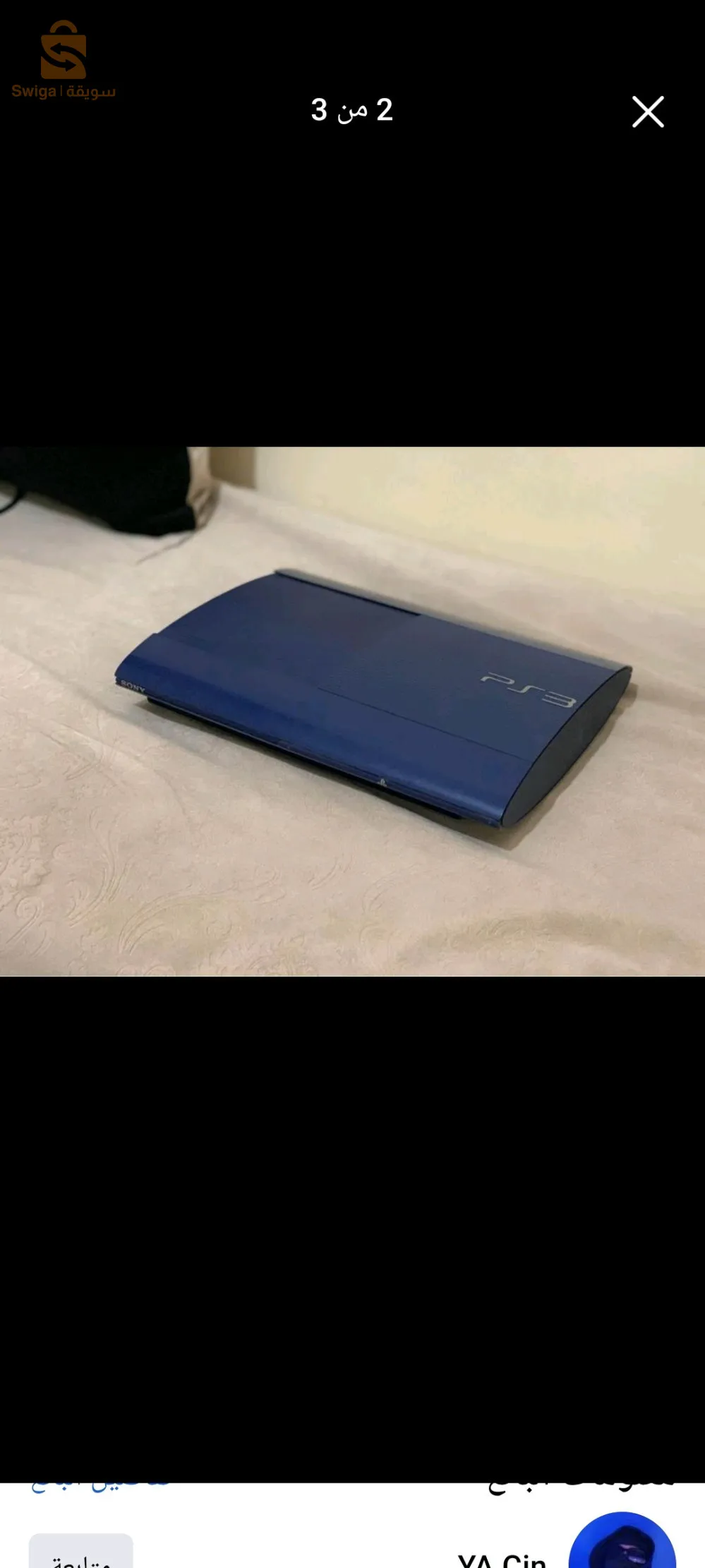 بلاي ستيشن للبيع بكل مستلزماته 2 مانات جديد