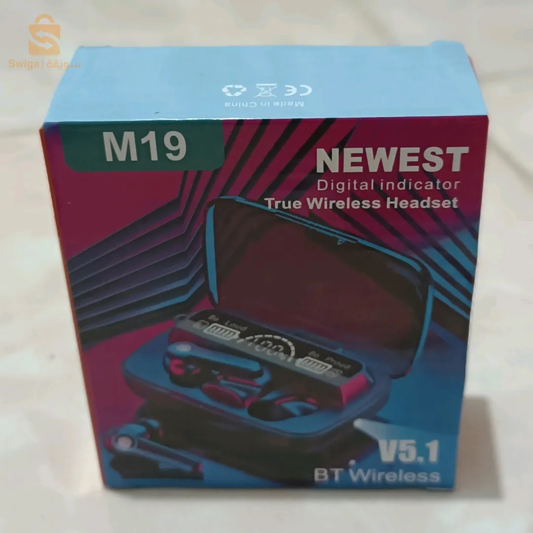 سماعات M19 بلوتوث:*