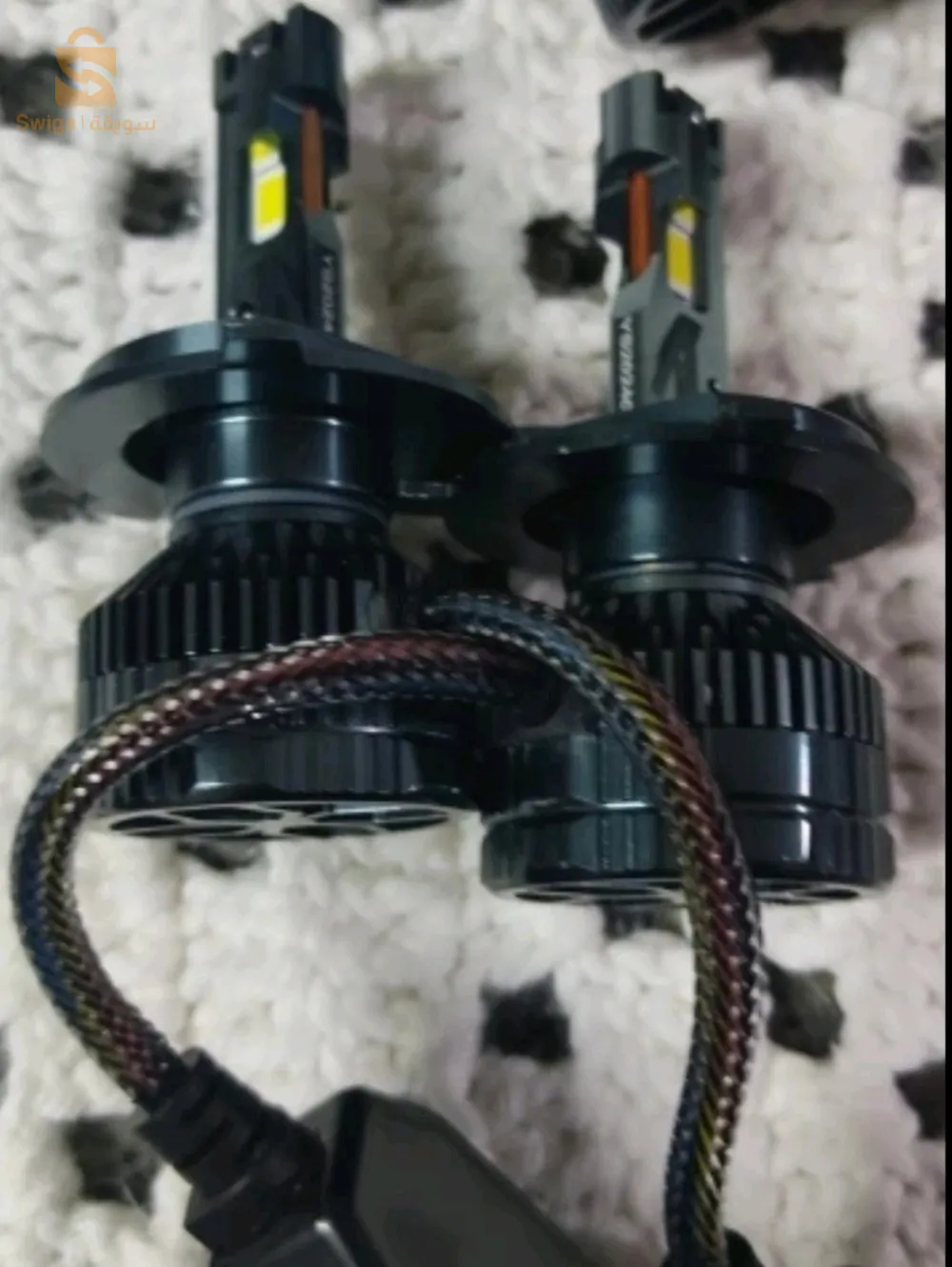 أضواء12v  led H7 H4 300w