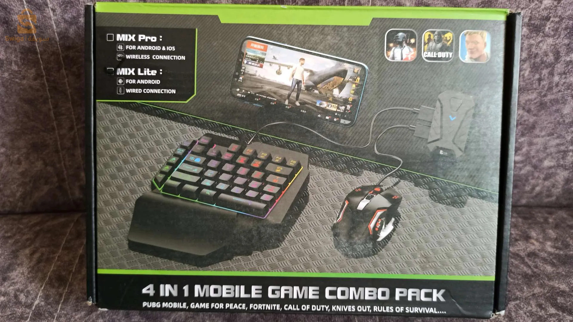 mouse and keyboard for gaming u can use it only on mobile