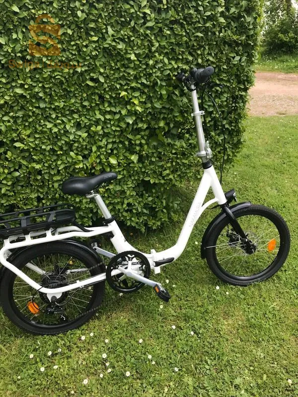 Vélo électrique pliant Nakamura E- FLEX 2.0 blanc avec chargeur original état 10/10
